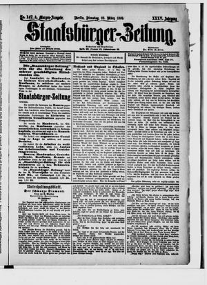 Staatsbürger-Zeitung on Mar 28, 1899