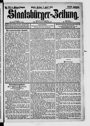 Staatsbürger-Zeitung on Apr 7, 1899