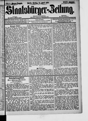 Staatsbürger-Zeitung on Apr 14, 1899