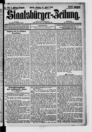 Staatsbürger-Zeitung on Apr 21, 1899