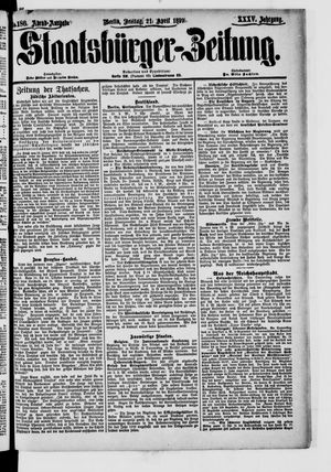 Staatsbürger-Zeitung on Apr 21, 1899