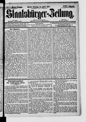 Staatsbürger-Zeitung vom 25.04.1899