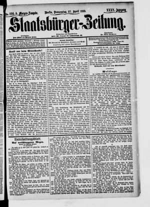 Staatsbürger-Zeitung on Apr 27, 1899