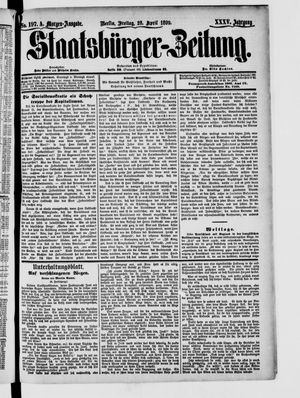 Staatsbürger-Zeitung on Apr 28, 1899
