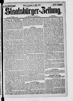 Staatsbürger-Zeitung vom 02.05.1899