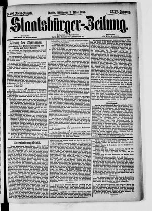 Staatsbürger-Zeitung vom 03.05.1899