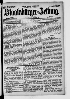 Staatsbürger-Zeitung vom 07.05.1899