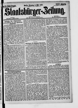 Staatsbürger-Zeitung vom 09.05.1899