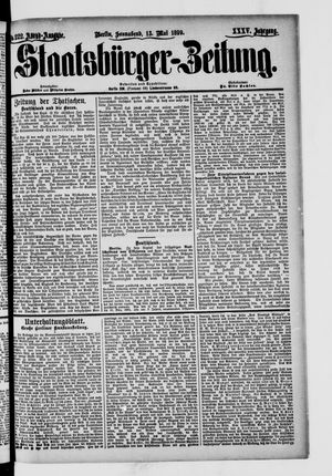 Staatsbürger-Zeitung on May 13, 1899