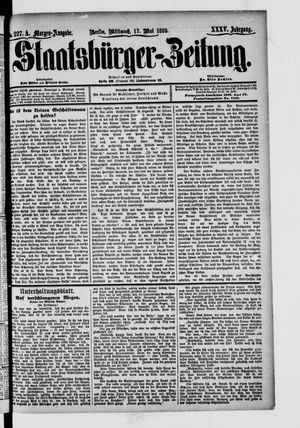 Staatsbürger-Zeitung vom 17.05.1899