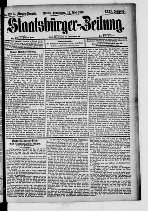 Staatsbürger-Zeitung vom 18.05.1899