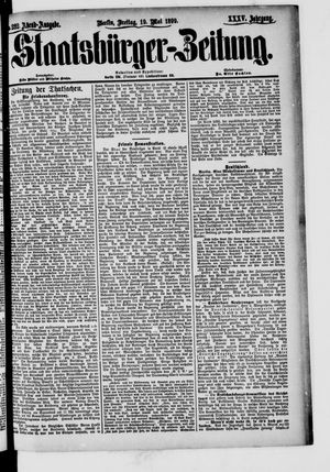Staatsbürger-Zeitung vom 19.05.1899