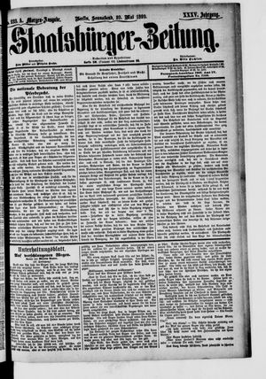 Staatsbürger-Zeitung on May 20, 1899