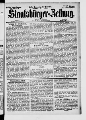 Staatsbürger-Zeitung vom 25.05.1899