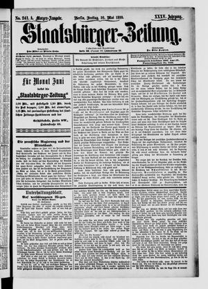 Staatsbürger-Zeitung vom 26.05.1899