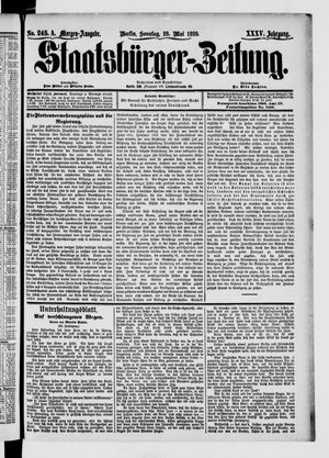 Staatsbürger-Zeitung on May 28, 1899