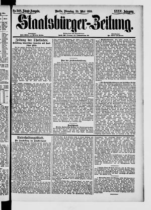 Staatsbürger-Zeitung on May 30, 1899