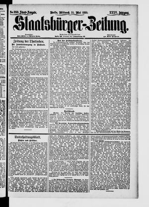 Staatsbürger-Zeitung vom 31.05.1899