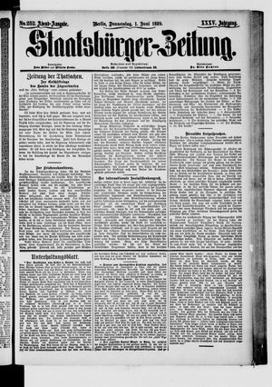 Staatsbürger-Zeitung vom 01.06.1899