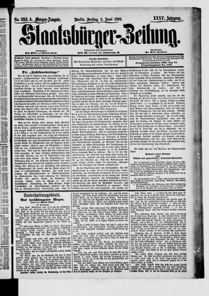 Staatsbürger-Zeitung on Jun 2, 1899