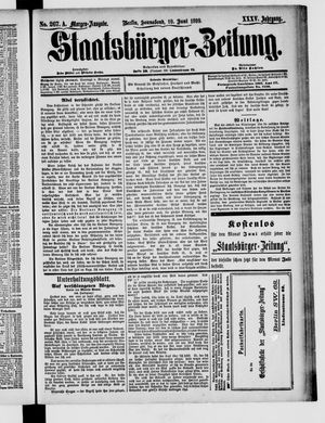 Staatsbürger-Zeitung on Jun 10, 1899