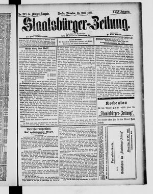 Staatsbürger-Zeitung vom 13.06.1899