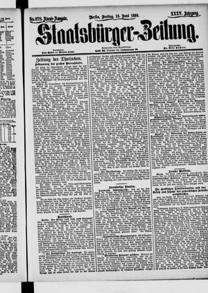 Staatsbürger-Zeitung vom 16.06.1899