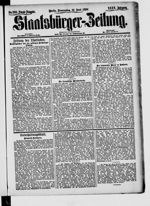 Staatsbürger-Zeitung on Jun 22, 1899