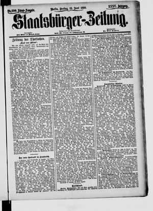 Staatsbürger-Zeitung vom 23.06.1899