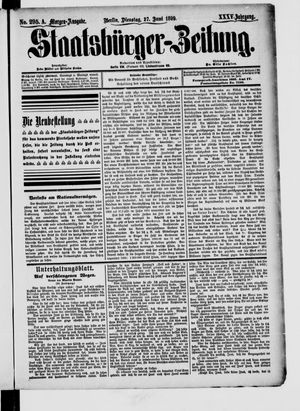 Staatsbürger-Zeitung on Jun 27, 1899
