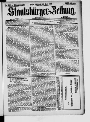 Staatsbürger-Zeitung vom 28.06.1899