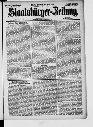 Staatsbürger-Zeitung on Jun 28, 1899
