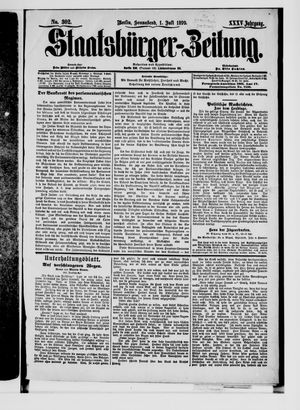 Staatsbürger-Zeitung vom 01.07.1899