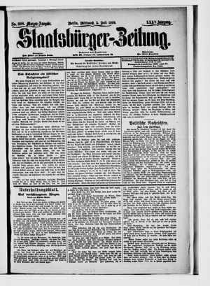 Staatsbürger-Zeitung on Jul 5, 1899