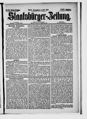 Staatsbürger-Zeitung vom 06.07.1899