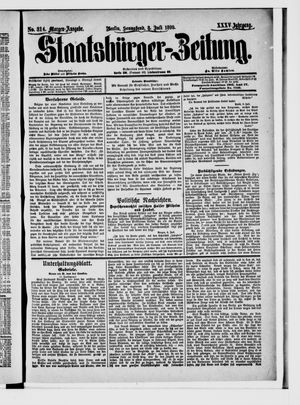 Staatsbürger-Zeitung on Jul 8, 1899