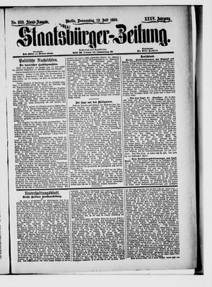 Staatsbürger-Zeitung vom 13.07.1899