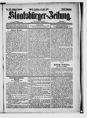 Staatsbürger-Zeitung vom 16.07.1899