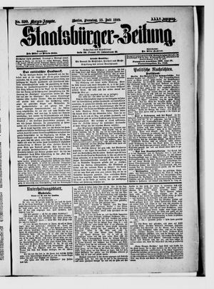 Staatsbürger-Zeitung on Jul 18, 1899