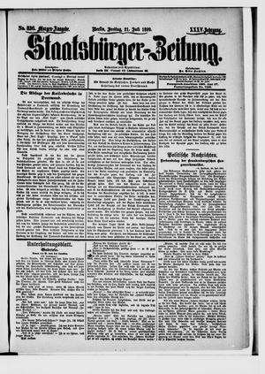 Staatsbürger-Zeitung vom 21.07.1899