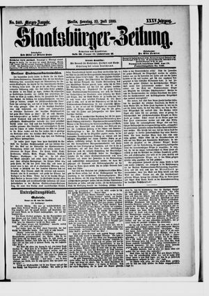 Staatsbürger-Zeitung vom 23.07.1899