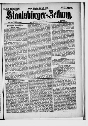Staatsbürger-Zeitung vom 24.07.1899