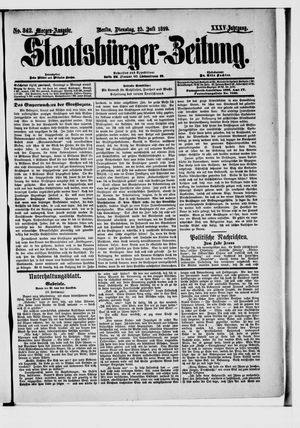 Staatsbürger-Zeitung vom 25.07.1899