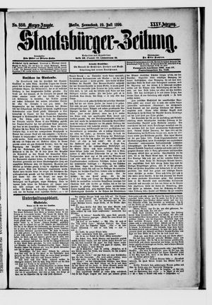 Staatsbürger-Zeitung vom 29.07.1899