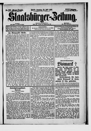 Staatsbürger-Zeitung vom 30.07.1899