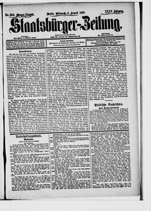 Staatsbürger-Zeitung vom 02.08.1899