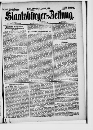 Staatsbürger-Zeitung vom 02.08.1899