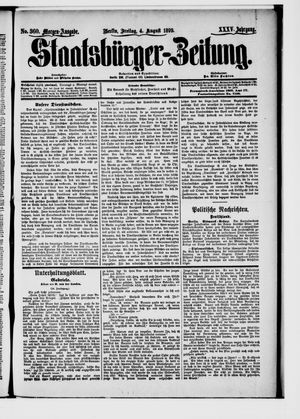 Staatsbürger-Zeitung vom 04.08.1899
