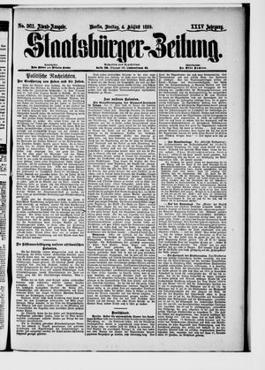 Staatsbürger-Zeitung vom 04.08.1899