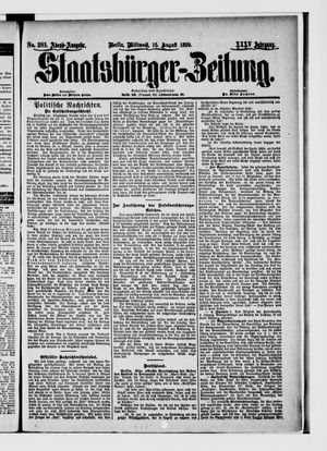 Staatsbürger-Zeitung vom 16.08.1899
